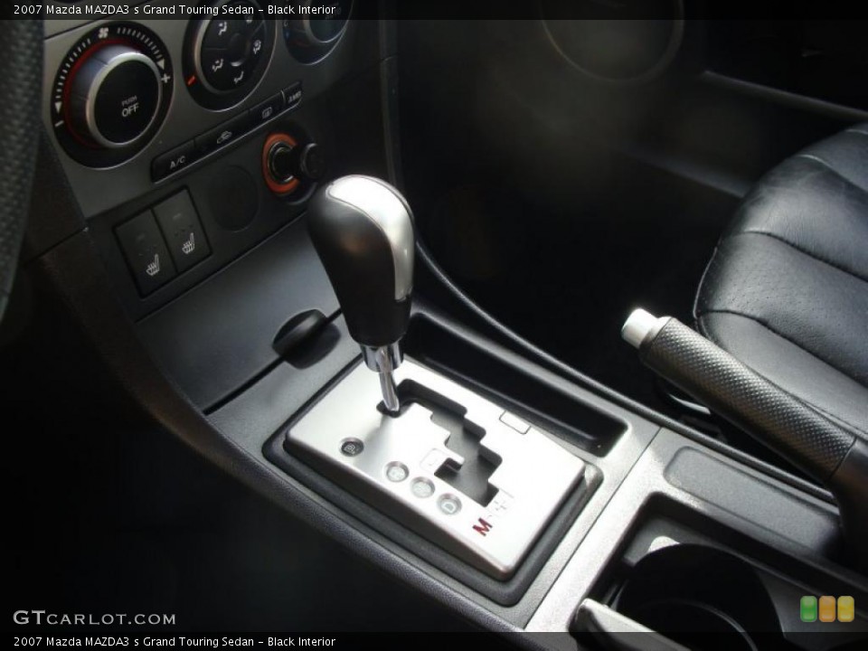 Black Interior Transmission for the 2007 Mazda MAZDA3 s Grand Touring Sedan #38986473