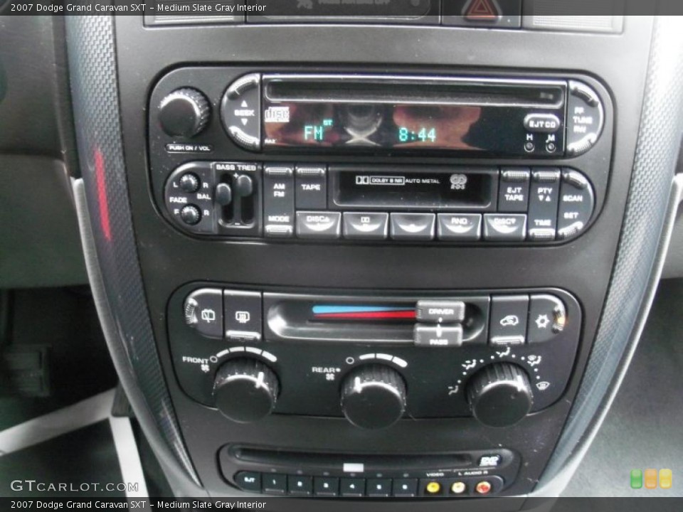 Medium Slate Gray Interior Controls for the 2007 Dodge Grand Caravan SXT #38988501
