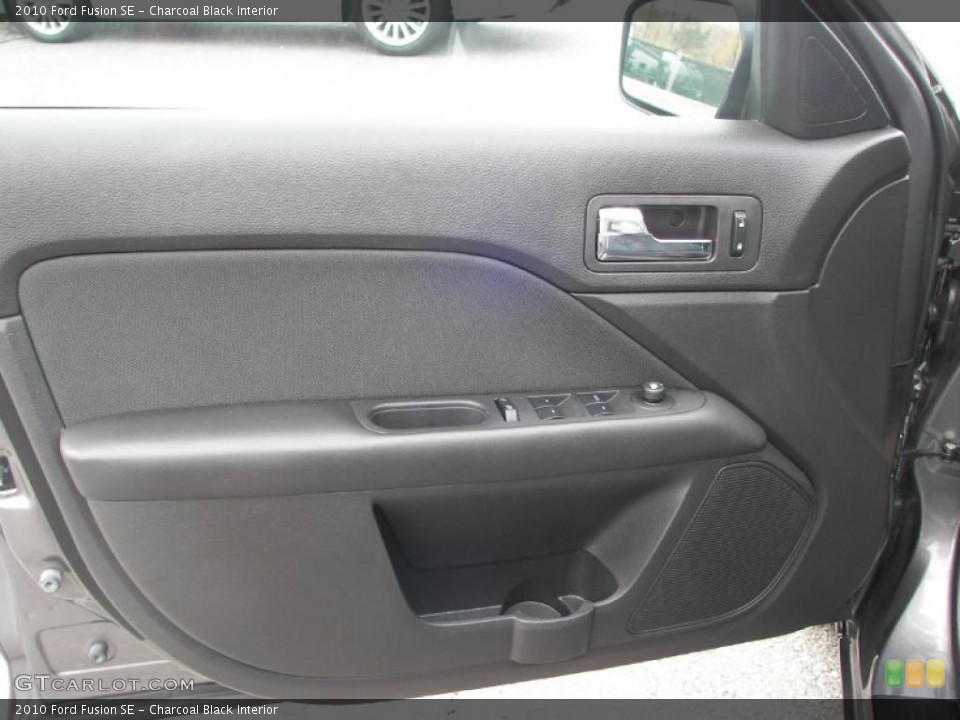 Charcoal Black Interior Door Panel for the 2010 Ford Fusion SE #38988721