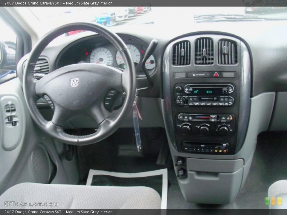 Medium Slate Gray Interior Dashboard for the 2007 Dodge Grand Caravan SXT #38988853