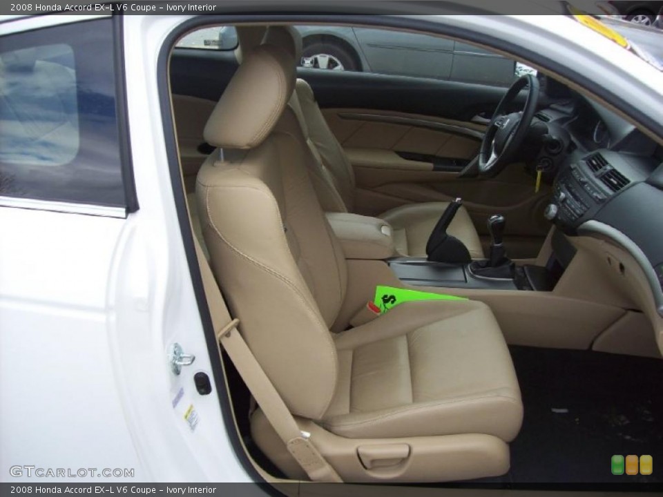 Ivory Interior Photo for the 2008 Honda Accord EX-L V6 Coupe #38989081