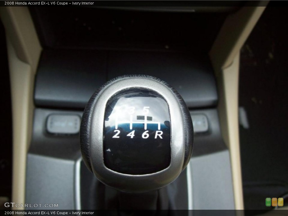 Ivory Interior Transmission for the 2008 Honda Accord EX-L V6 Coupe #38989117