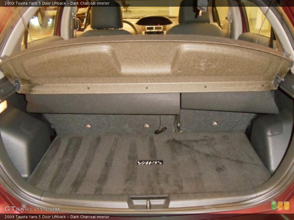 Dark Charcoal Interior Trunk for the 2009 Toyota Yaris 5 Door Liftback #38990273