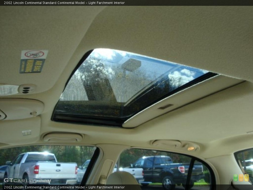 Light Parchment Interior Sunroof for the 2002 Lincoln Continental  #38990417