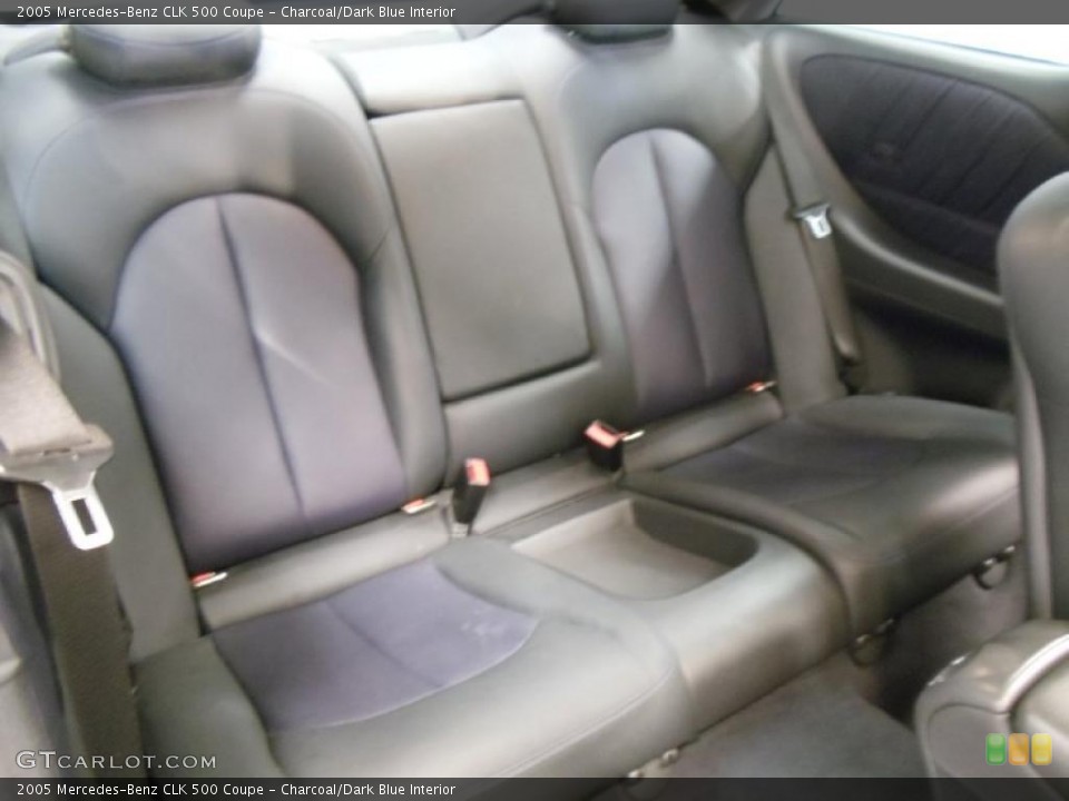 Charcoal/Dark Blue Interior Photo for the 2005 Mercedes-Benz CLK 500 Coupe #38990565