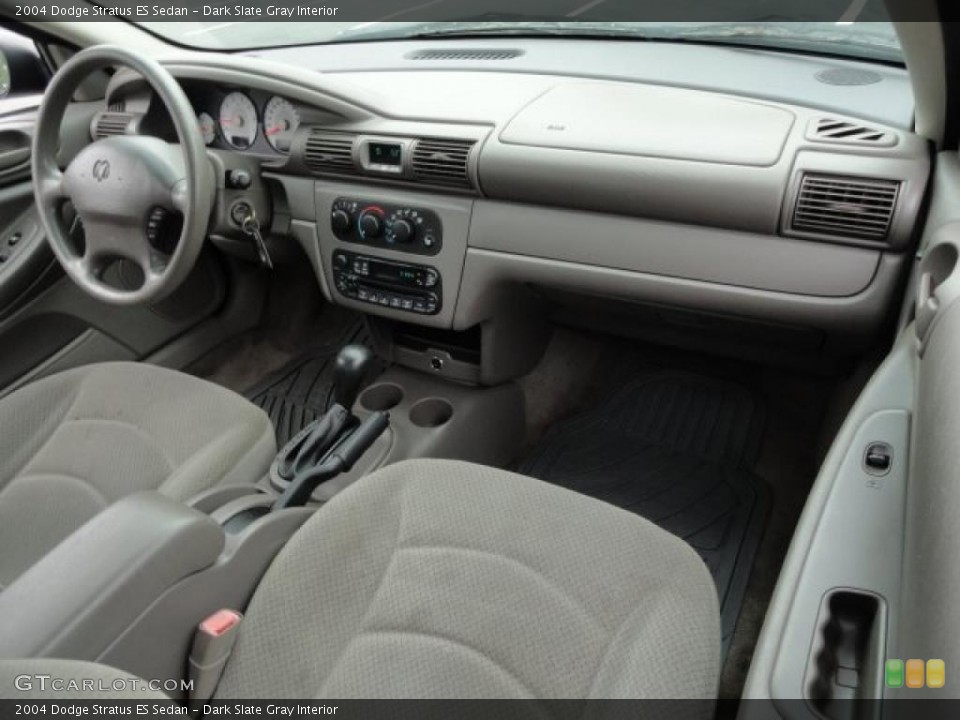 Dark Slate Gray Interior Dashboard for the 2004 Dodge Stratus ES Sedan #38990793
