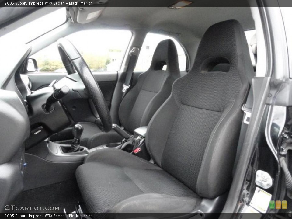 Black Interior Photo for the 2005 Subaru Impreza WRX Sedan #38991517