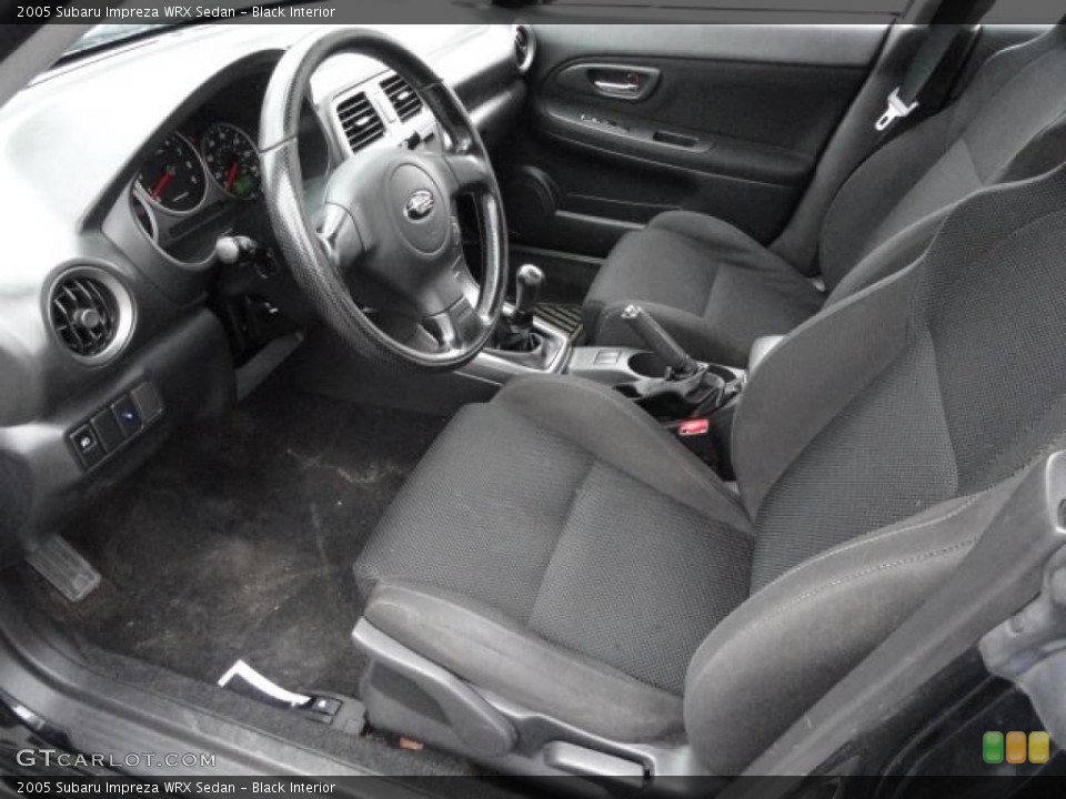 Black Interior Photo for the 2005 Subaru Impreza WRX Sedan #38991529