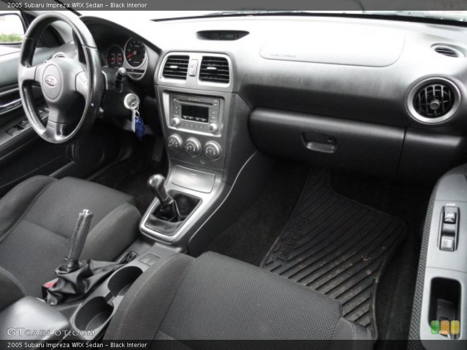 Black Interior Photo for the 2005 Subaru Impreza WRX Sedan #38991549