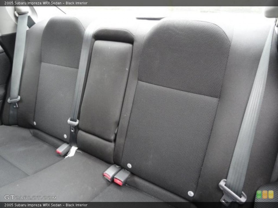 Black Interior Photo for the 2005 Subaru Impreza WRX Sedan #38991581