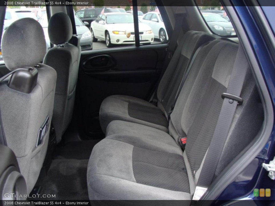 Ebony Interior Photo for the 2008 Chevrolet TrailBlazer SS 4x4 #38991793