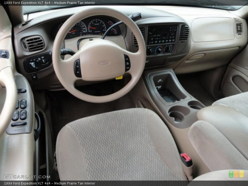 Medium Prairie Tan Interior Prime Interior for the 1999 Ford Expedition XLT 4x4 #38991941
