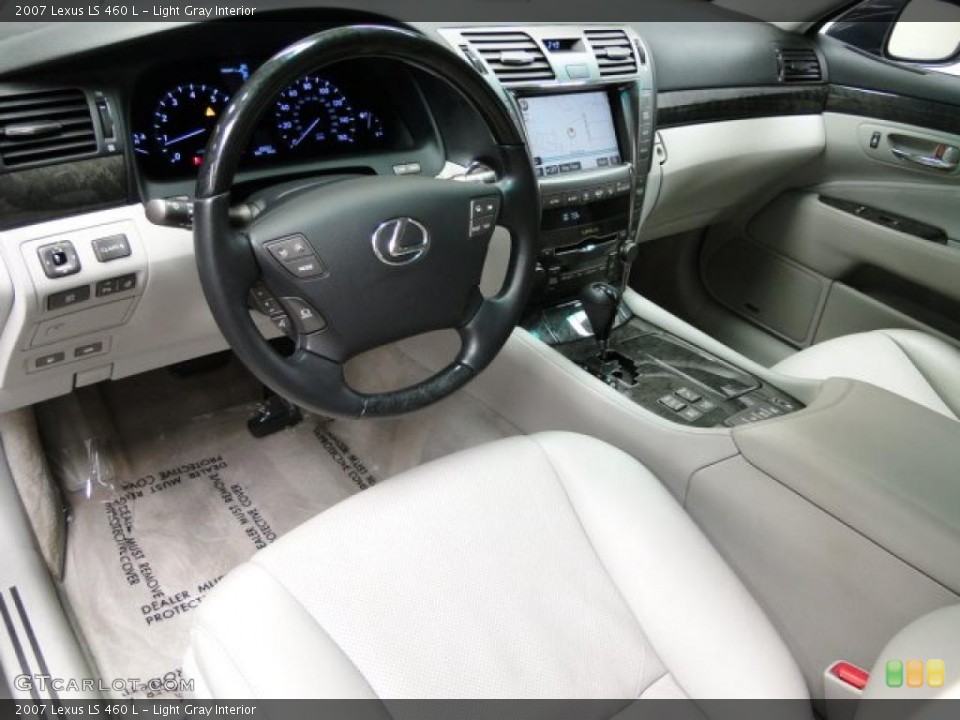 Light Gray 2007 Lexus LS Interiors