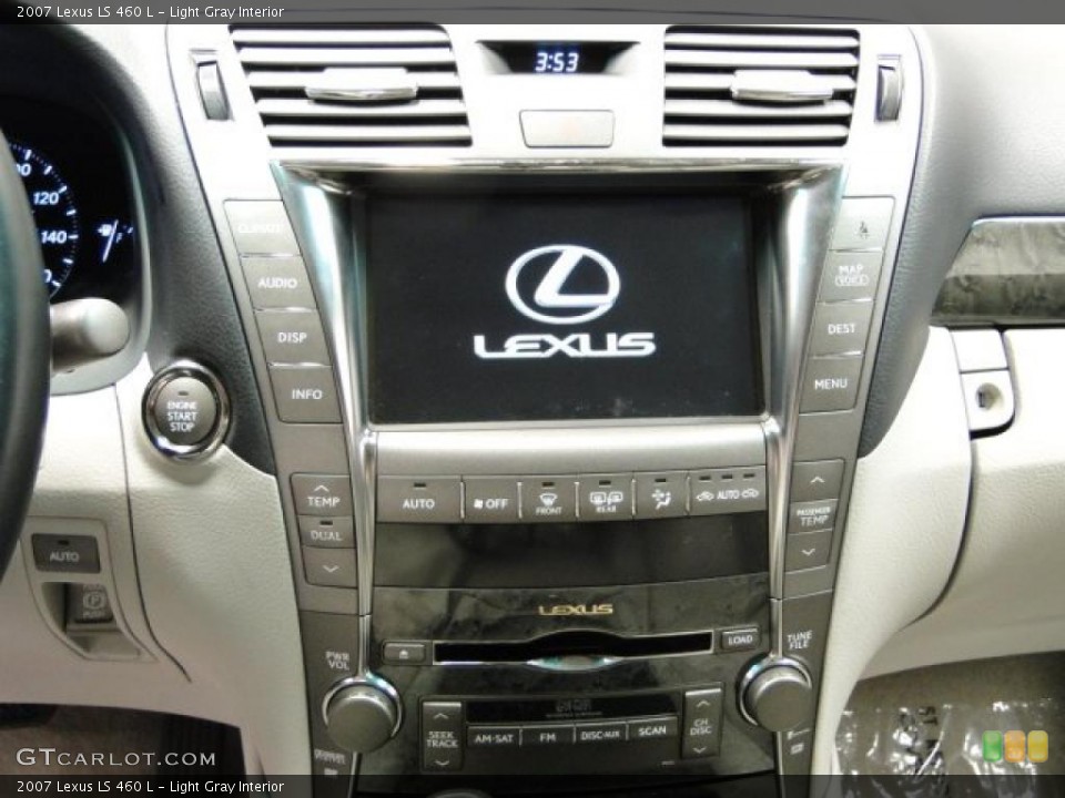 Light Gray Interior Navigation for the 2007 Lexus LS 460 L #38992849