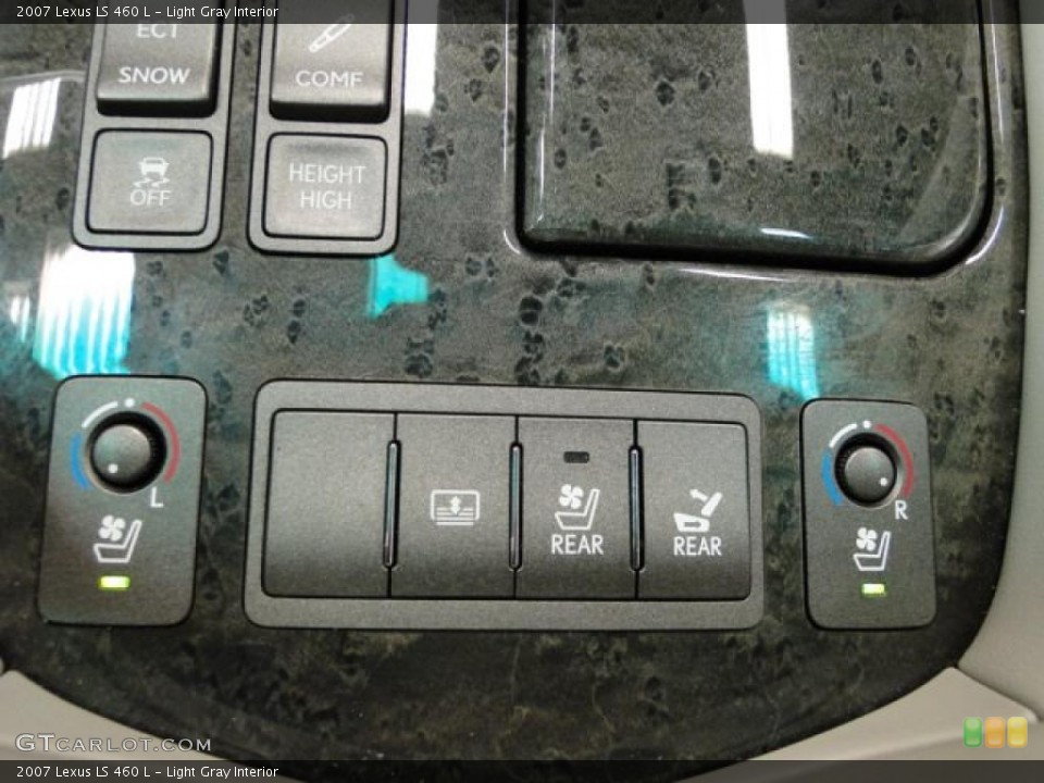 Light Gray Interior Controls for the 2007 Lexus LS 460 L #38992893