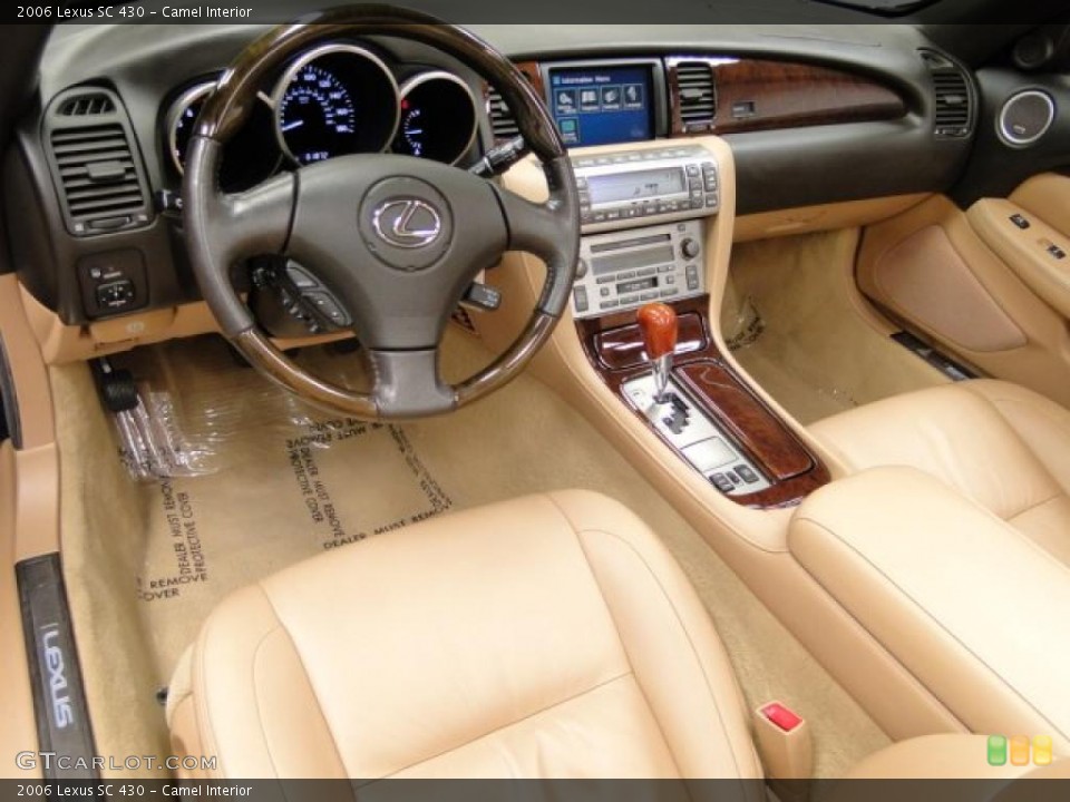 Camel Interior Prime Interior for the 2006 Lexus SC 430 #38993221