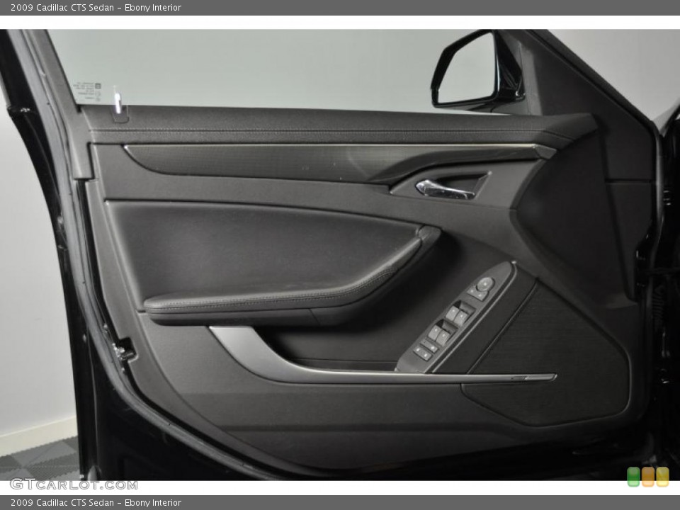 Ebony Interior Door Panel for the 2009 Cadillac CTS Sedan #38993345