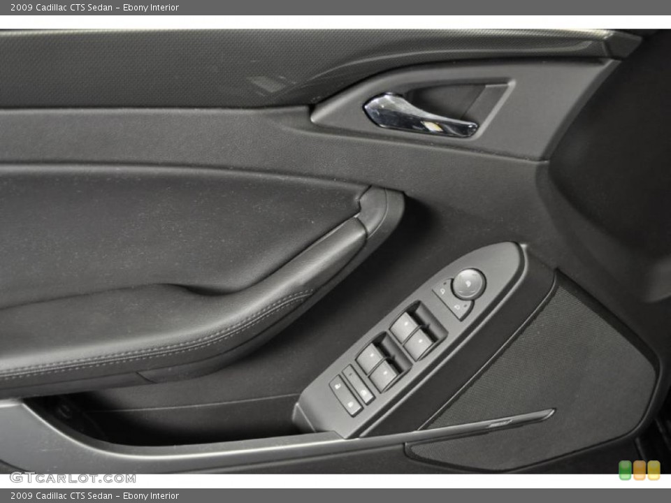 Ebony Interior Door Panel for the 2009 Cadillac CTS Sedan #38993353