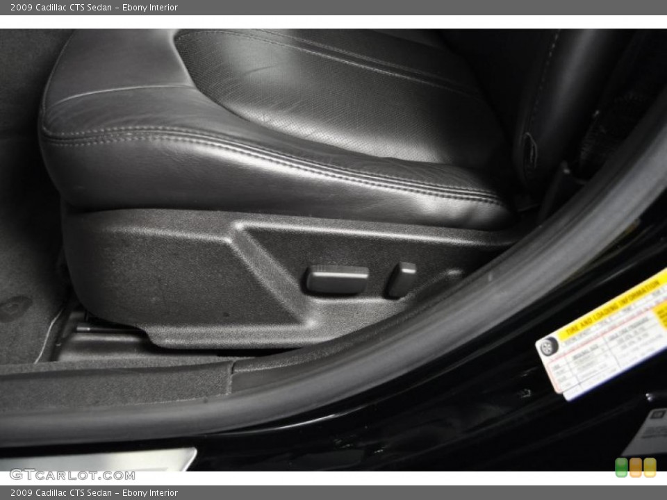 Ebony Interior Photo for the 2009 Cadillac CTS Sedan #38993389