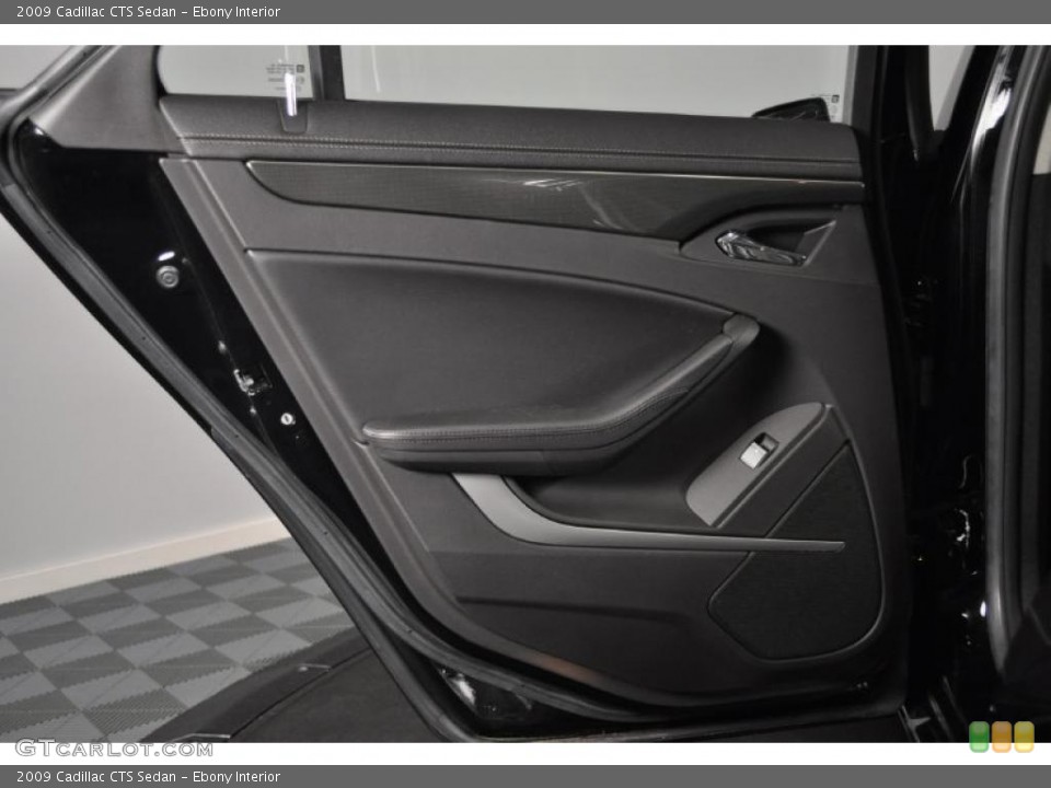 Ebony Interior Door Panel for the 2009 Cadillac CTS Sedan #38993421