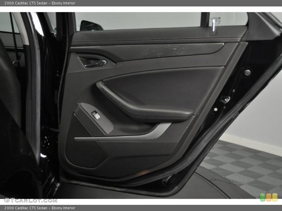 Ebony Interior Door Panel for the 2009 Cadillac CTS Sedan #38993485