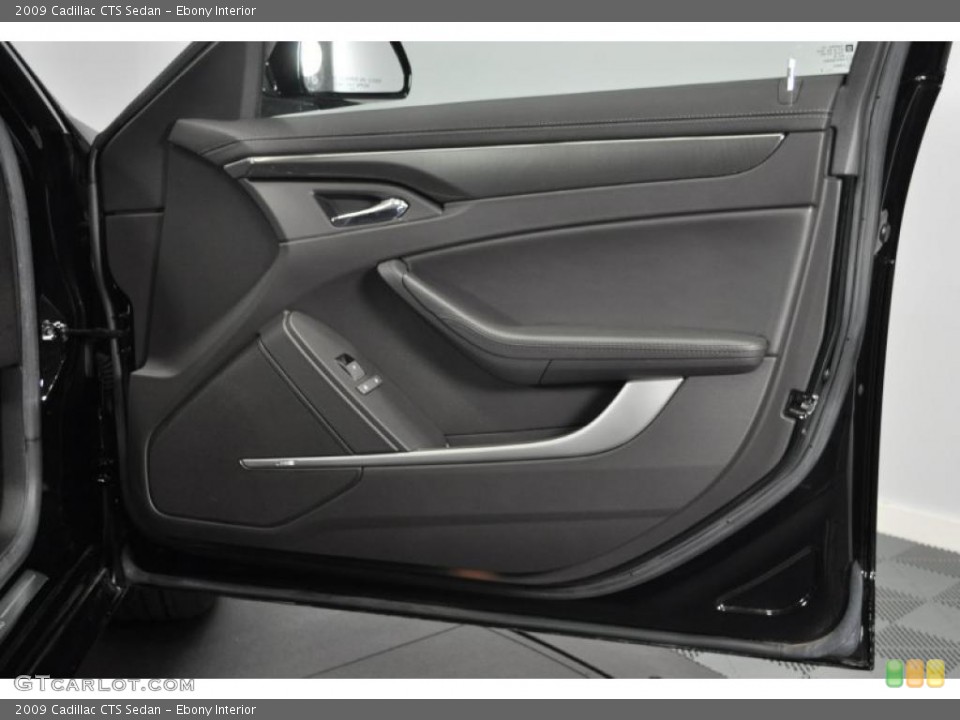 Ebony Interior Door Panel for the 2009 Cadillac CTS Sedan #38993545