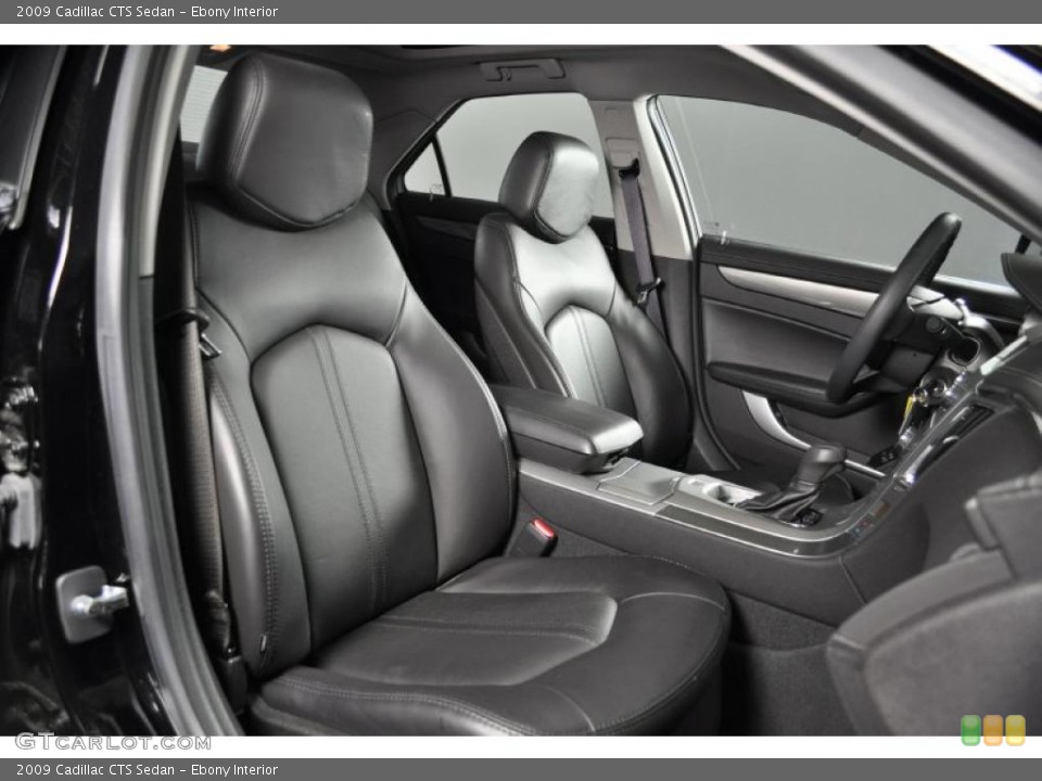 Ebony Interior Photo for the 2009 Cadillac CTS Sedan #38993577