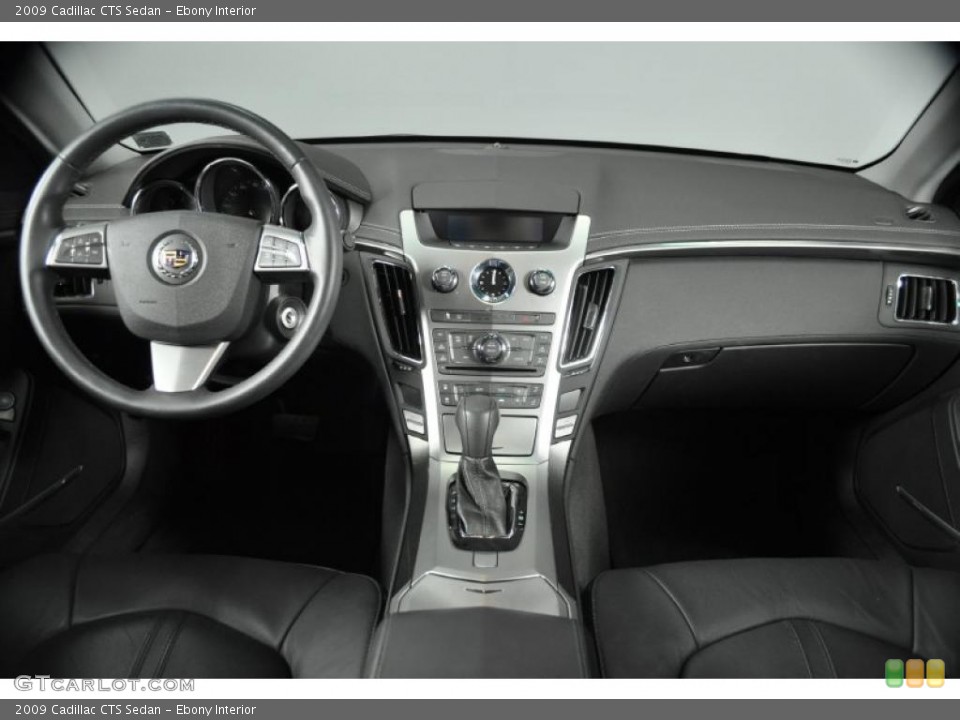 Ebony Interior Dashboard for the 2009 Cadillac CTS Sedan #38993601