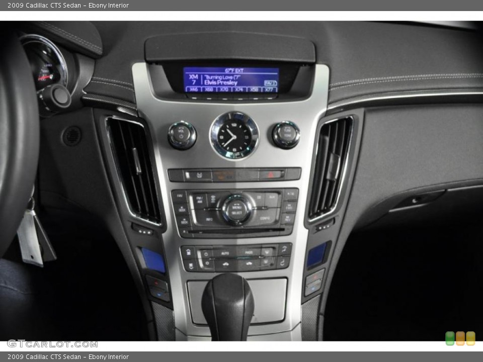 Ebony Interior Controls for the 2009 Cadillac CTS Sedan #38993629