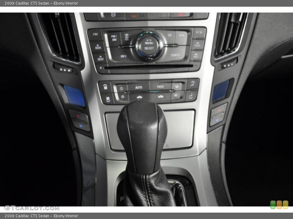 Ebony Interior Controls for the 2009 Cadillac CTS Sedan #38993637