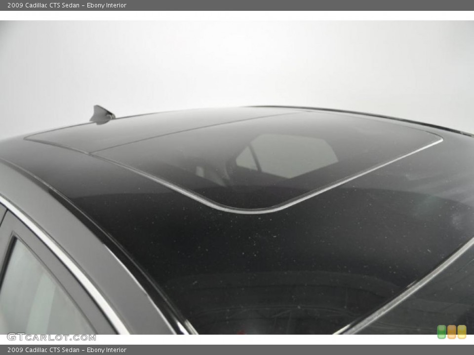 Ebony Interior Sunroof for the 2009 Cadillac CTS Sedan #38993693