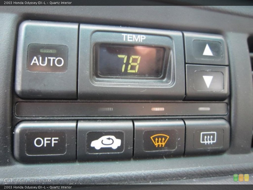 Quartz Interior Controls for the 2003 Honda Odyssey EX-L #38993977