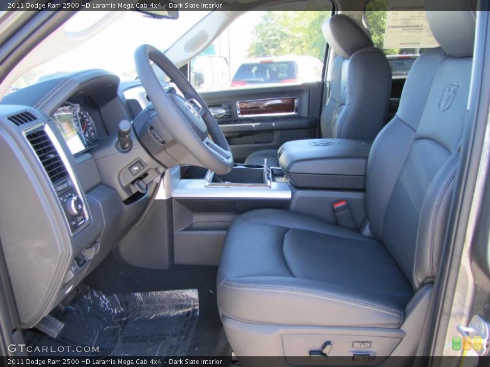 Dark Slate Interior Photo for the 2011 Dodge Ram 2500 HD Laramie Mega Cab 4x4 #38994005