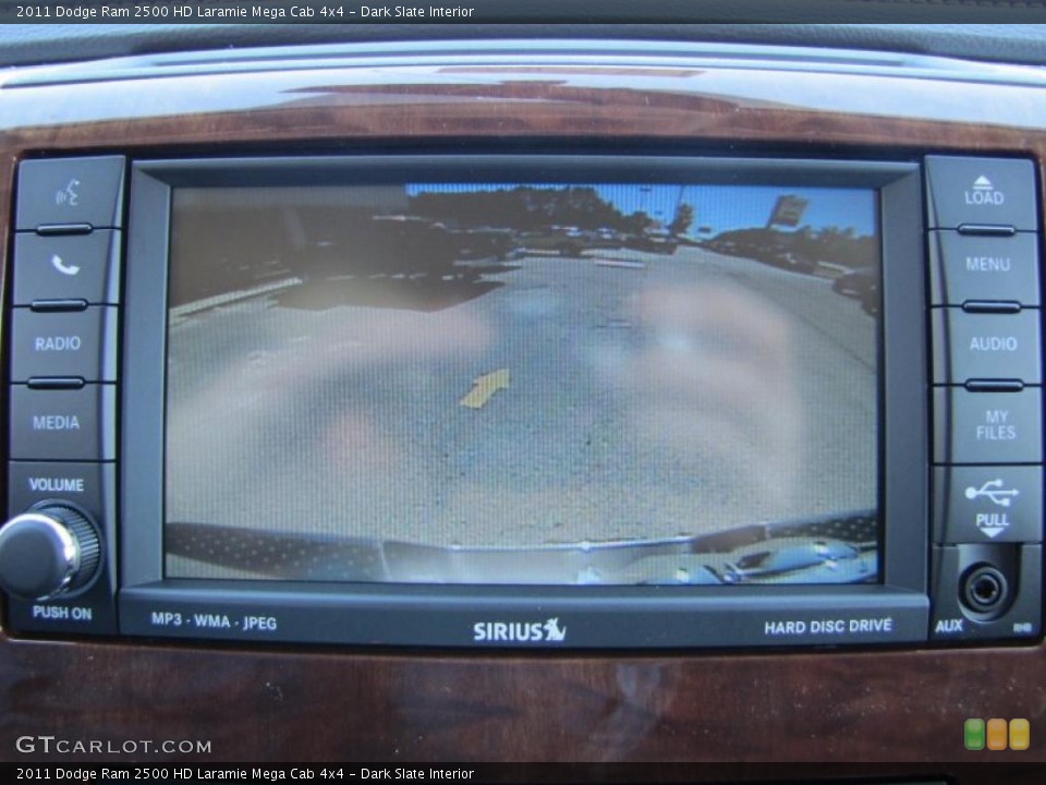Dark Slate Interior Controls for the 2011 Dodge Ram 2500 HD Laramie Mega Cab 4x4 #38994125