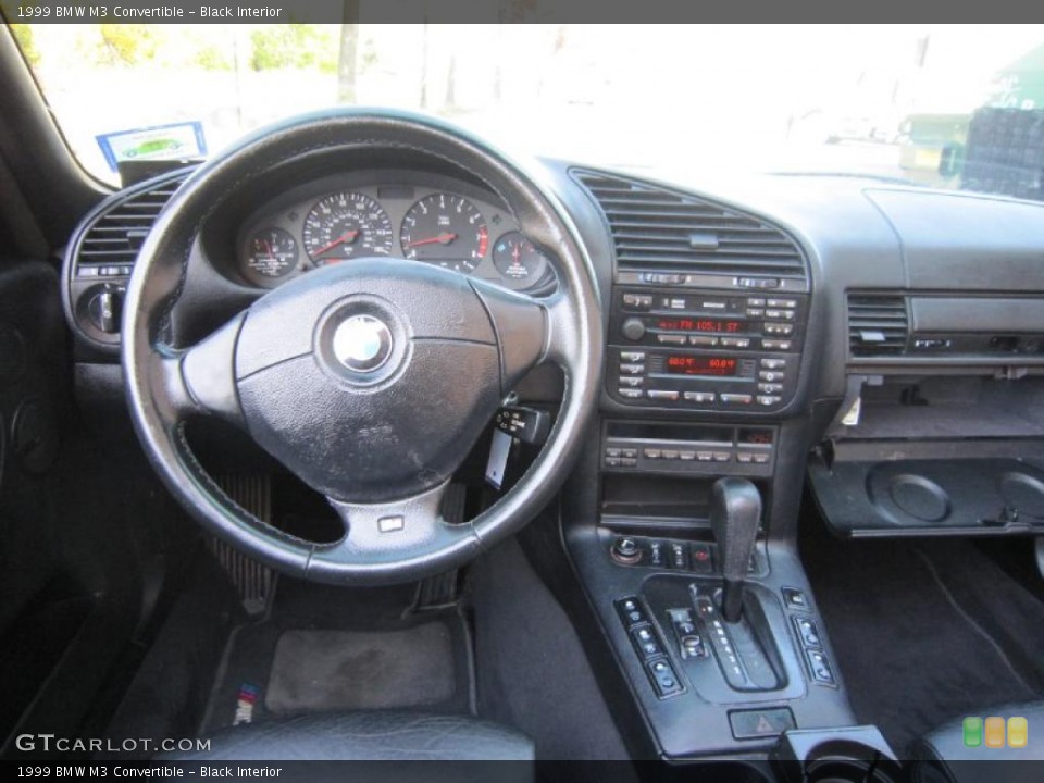 Black Interior Dashboard for the 1999 BMW M3 Convertible #38994322