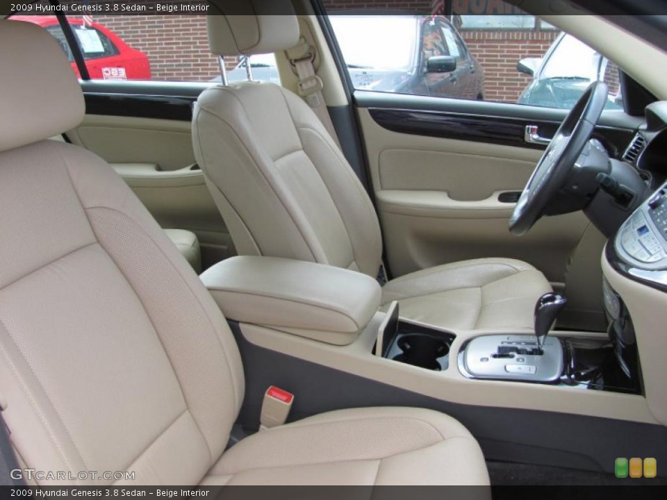 Beige Interior Photo for the 2009 Hyundai Genesis 3.8 Sedan #38994442
