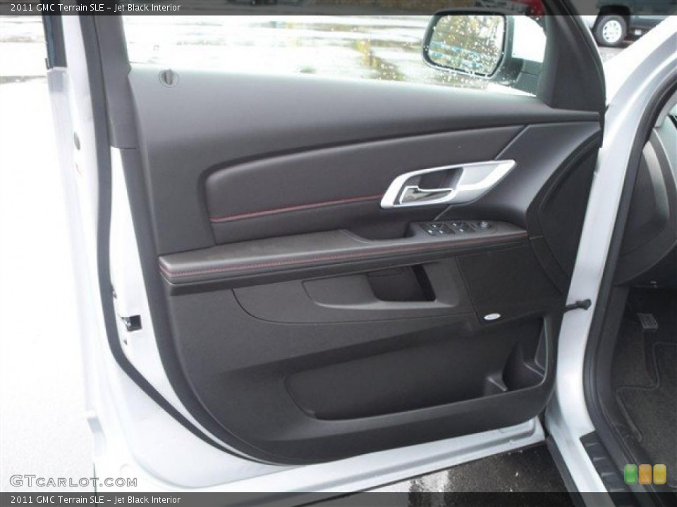 Jet Black Interior Door Panel for the 2011 GMC Terrain SLE #38994622