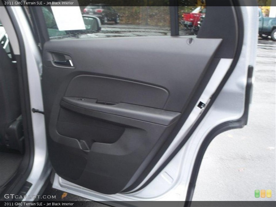 Jet Black Interior Door Panel for the 2011 GMC Terrain SLE #38994658