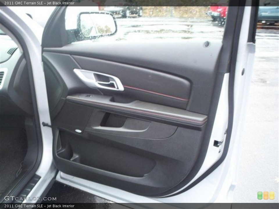 Jet Black Interior Door Panel for the 2011 GMC Terrain SLE #38994682