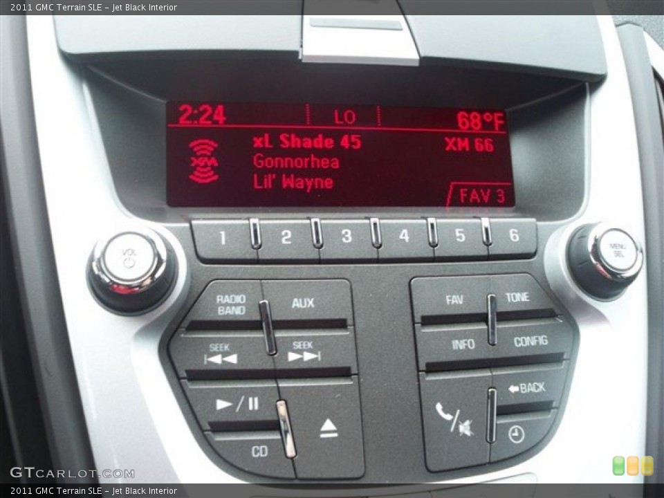 Jet Black Interior Controls for the 2011 GMC Terrain SLE #38994766