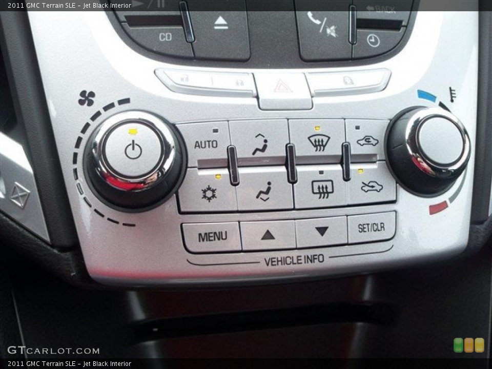 Jet Black Interior Controls for the 2011 GMC Terrain SLE #38994774