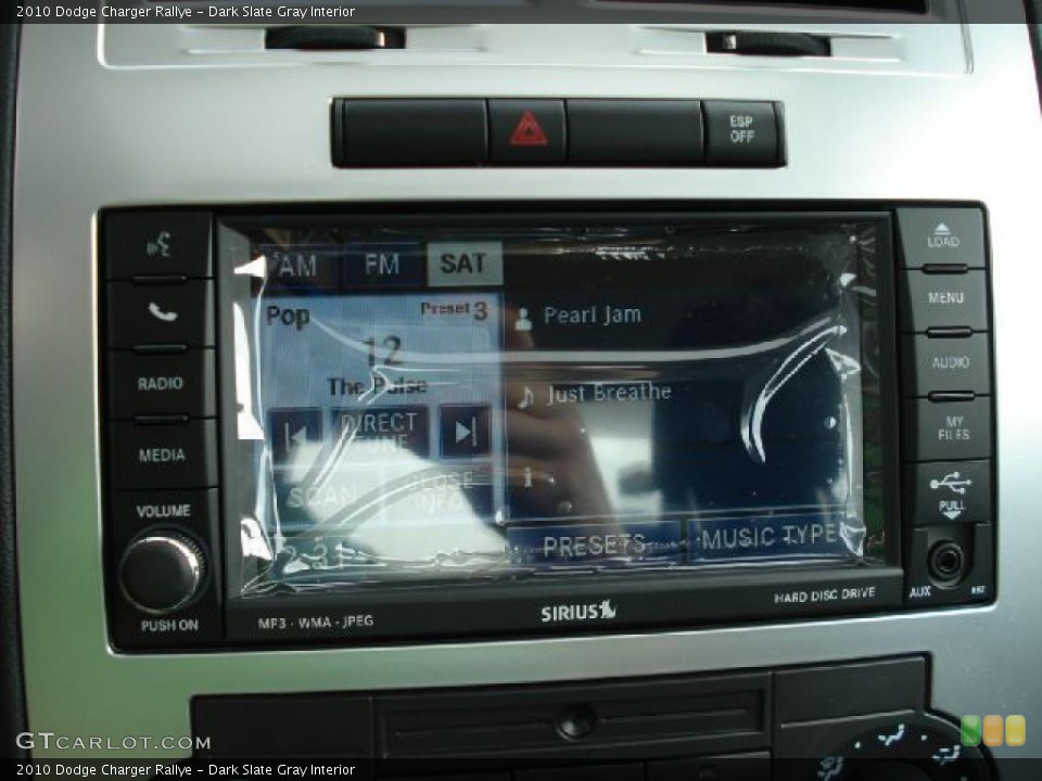 Dark Slate Gray Interior Navigation for the 2010 Dodge Charger Rallye #38995830
