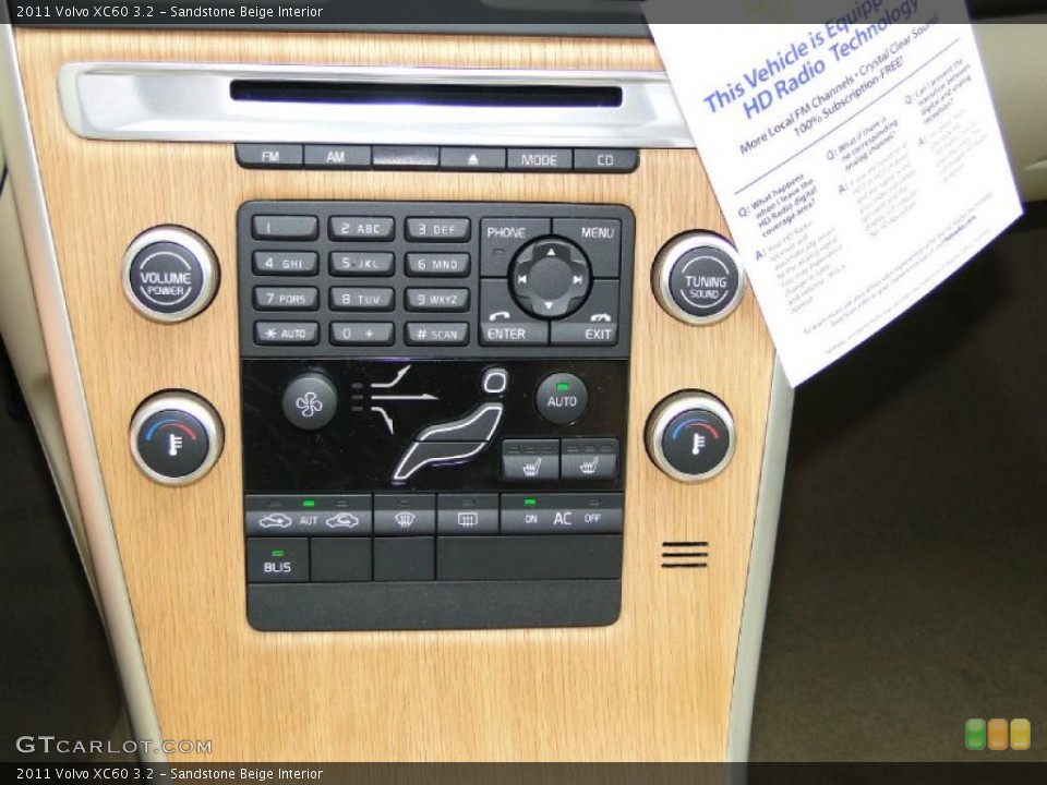 Sandstone Beige Interior Controls for the 2011 Volvo XC60 3.2 #38996078