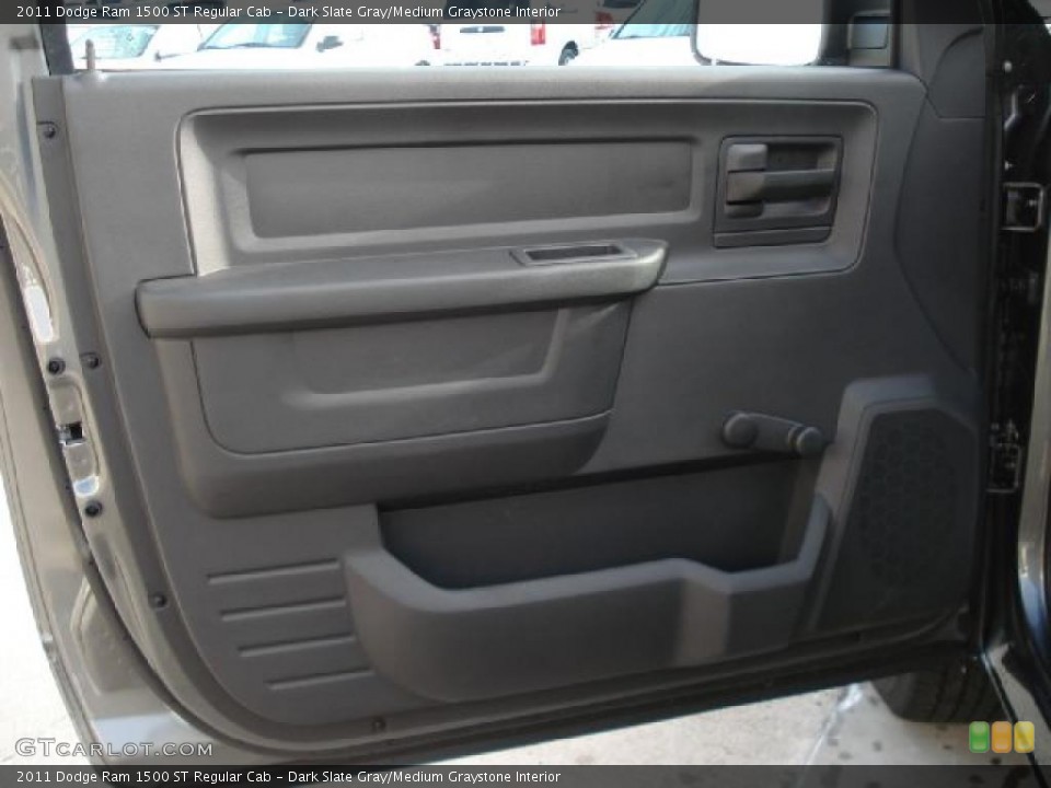 Dark Slate Gray/Medium Graystone Interior Door Panel for the 2011 Dodge Ram 1500 ST Regular Cab #38996152
