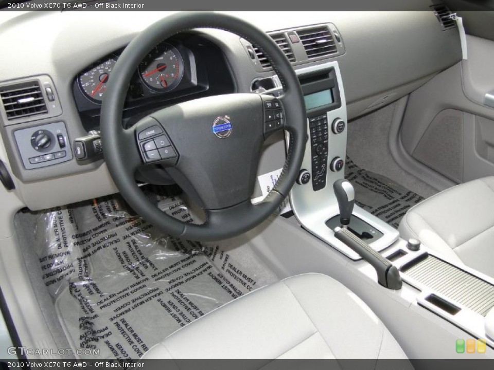 Off Black Interior Prime Interior for the 2010 Volvo XC70 T6 AWD #38996290