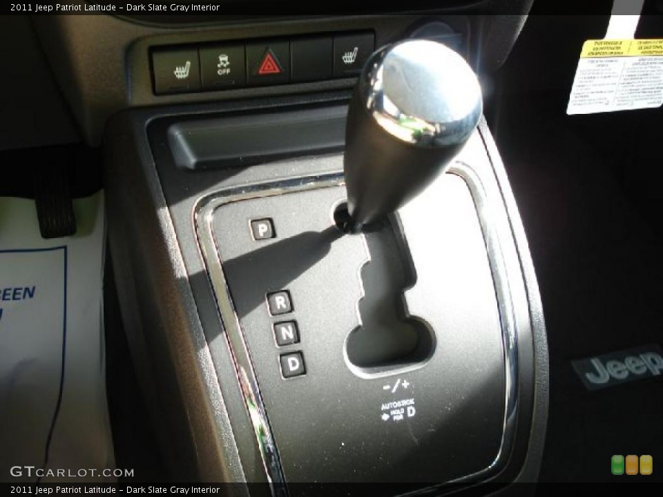 Dark Slate Gray Interior Transmission for the 2011 Jeep Patriot Latitude #38996474