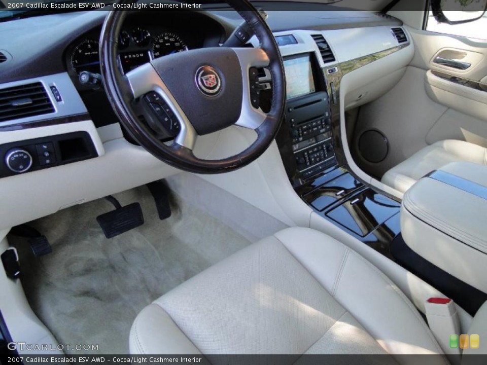 Cocoa/Light Cashmere Interior Prime Interior for the 2007 Cadillac Escalade ESV AWD #38996490