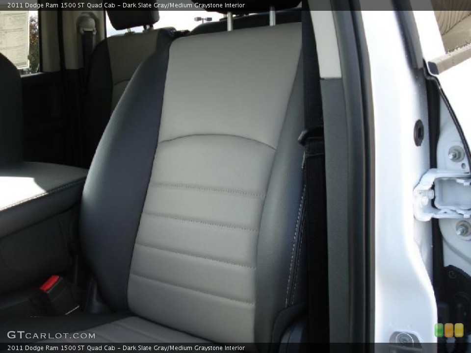 Dark Slate Gray/Medium Graystone Interior Photo for the 2011 Dodge Ram 1500 ST Quad Cab #38996714