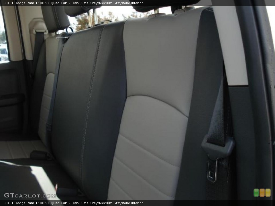 Dark Slate Gray/Medium Graystone Interior Photo for the 2011 Dodge Ram 1500 ST Quad Cab #38996726