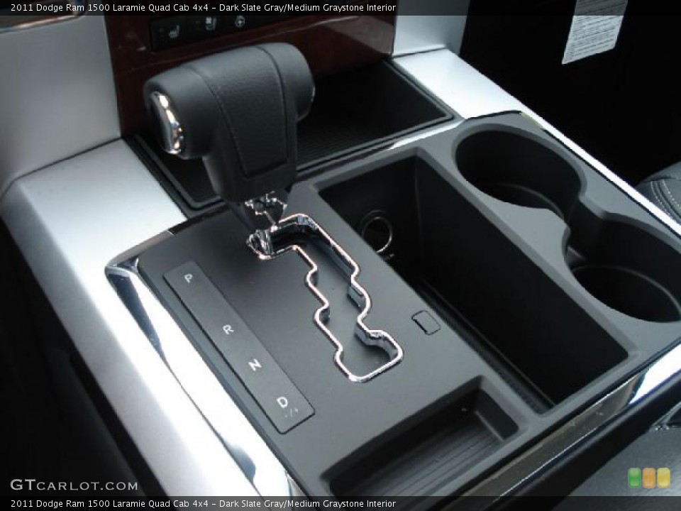 Dark Slate Gray/Medium Graystone Interior Transmission for the 2011 Dodge Ram 1500 Laramie Quad Cab 4x4 #38996998